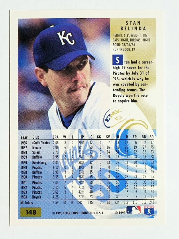 1994 Fleer #148 Stan Belinda