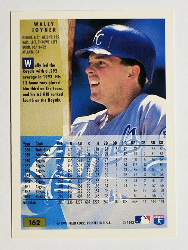 1994 Fleer #162 Wally Joyner