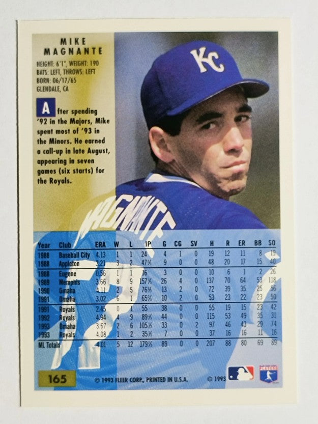 1994 Fleer #165 Mike Magnante