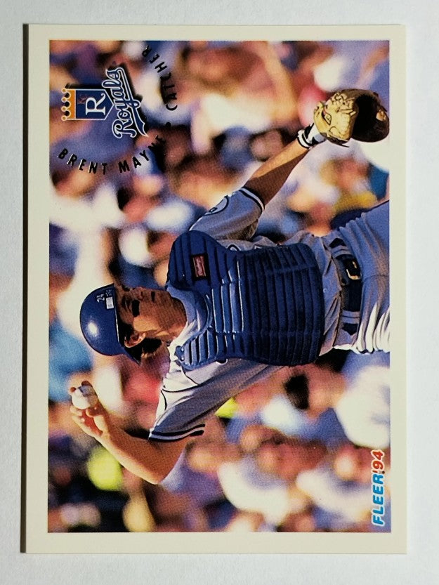 1994 Fleer #166 Brent Mayne