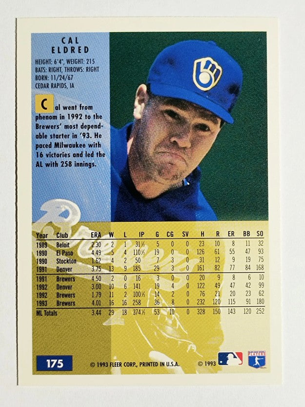 1994 Fleer #175 Cal Eldred