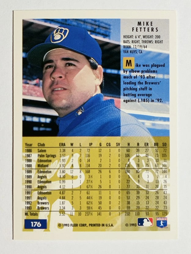 1994 Fleer #176 Mike Fetters