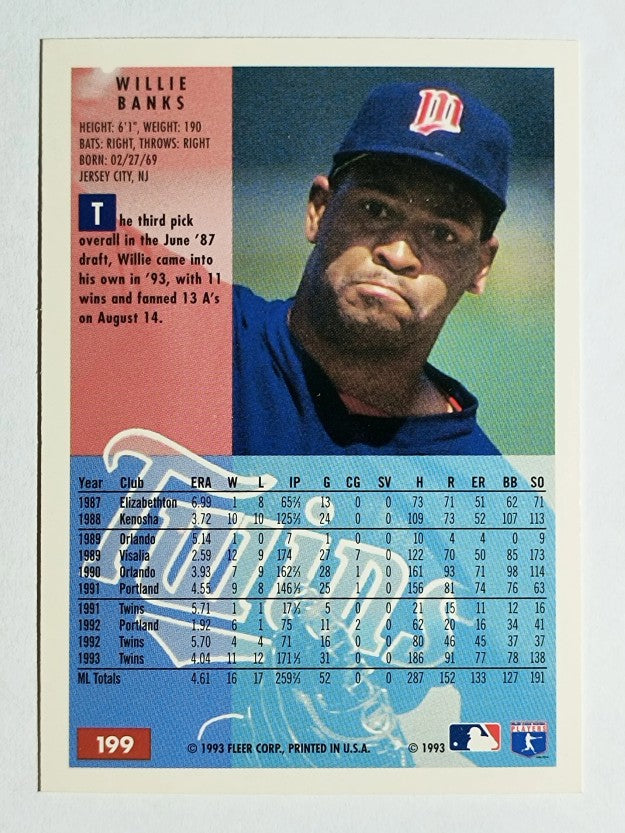 1994 Fleer #199 Willie Banks