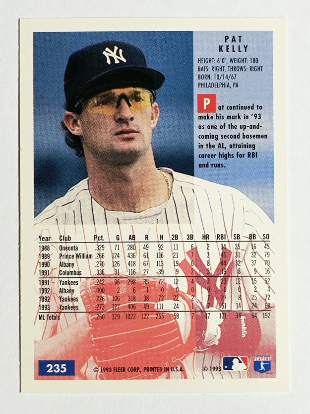 1994 Fleer #235 Pat Kelly