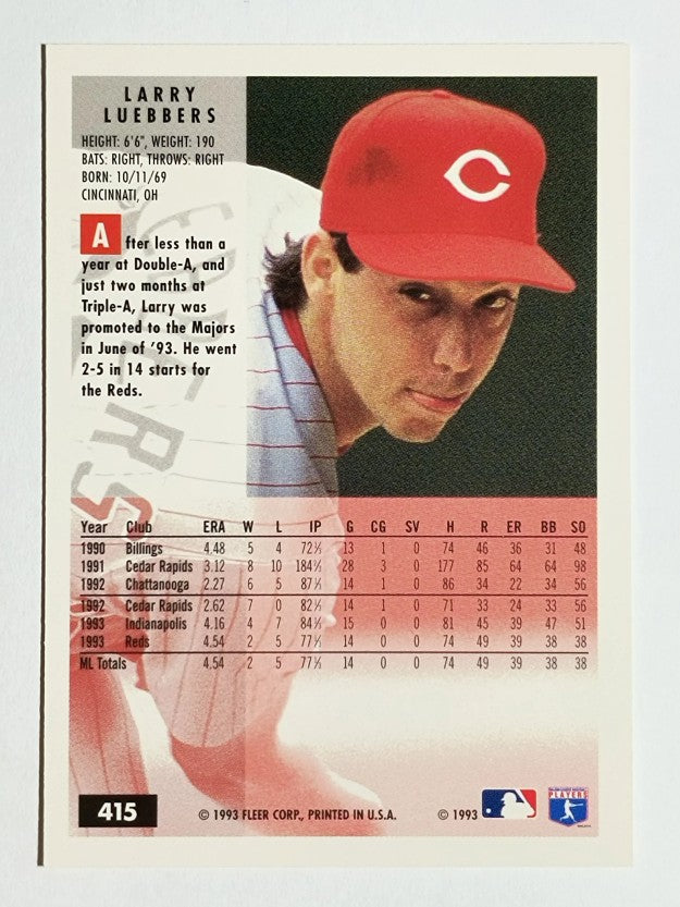1994 Fleer #415 Larry Luebbers RC