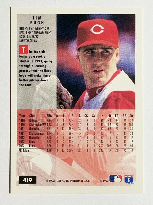 1994 Fleer #419 Tim Pugh