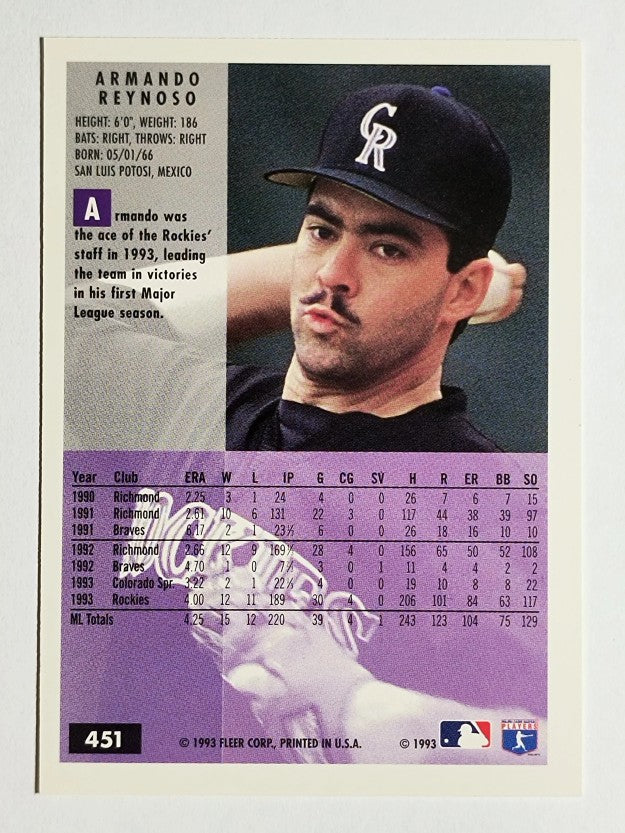 1994 Fleer #451 Armando Reynoso