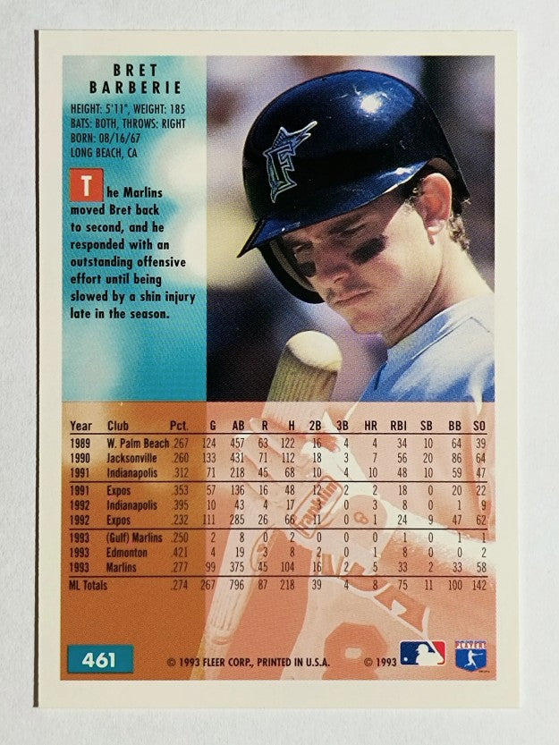 1994 Fleer #461 Bret Barberie