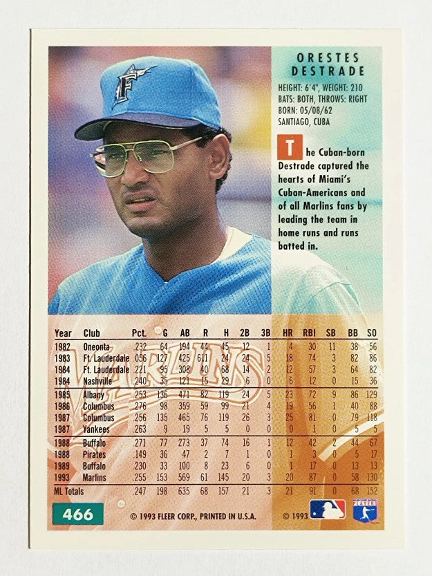 1994 Fleer #466 Orestes Destrade
