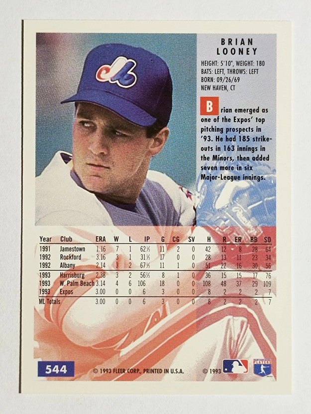 1994 Fleer #544 Brian Looney RC
