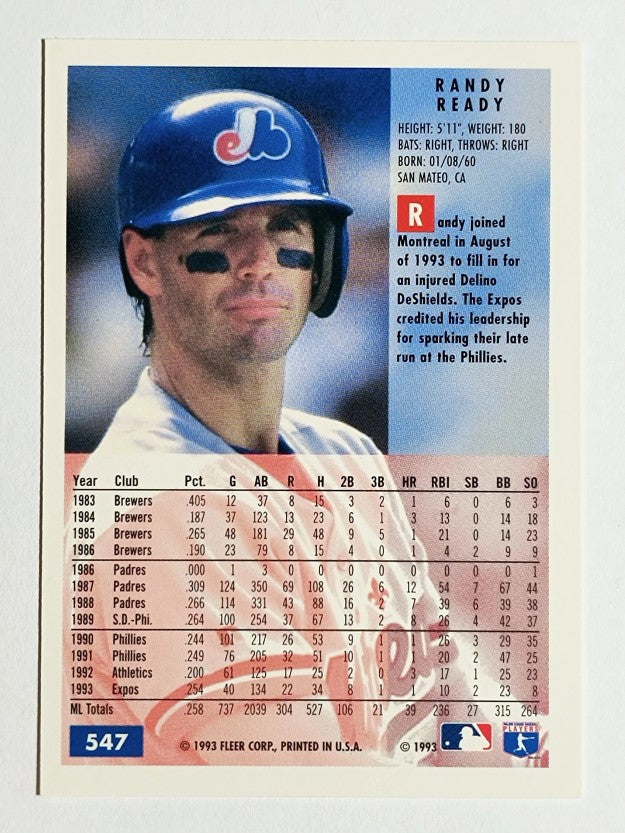 1994 Fleer #547 Randy Ready