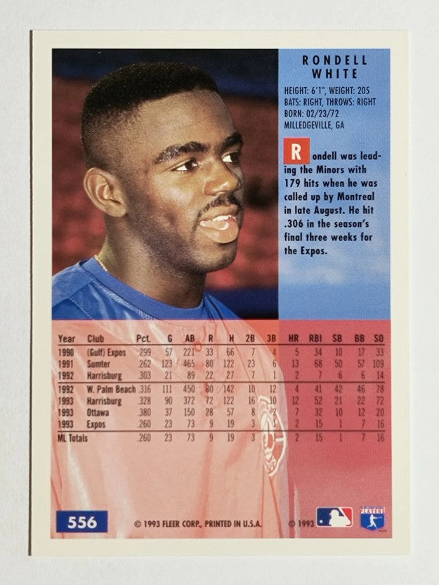 1994 Fleer #556 Rondell White