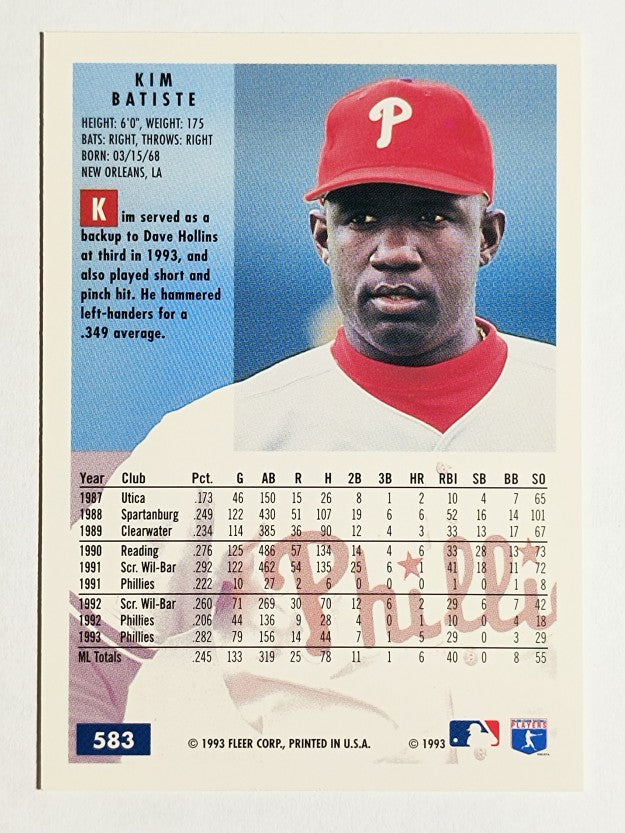 1994 Fleer #583 Kim Batiste