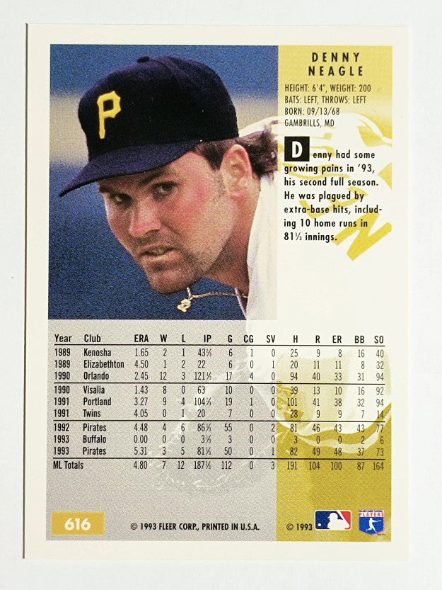 1994 Fleer #616 Denny Neagle