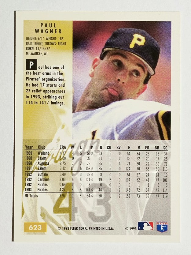 1994 Fleer #623 Paul Wagner