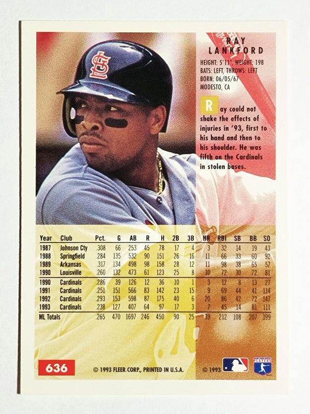 1994 Fleer #636 Ray Lankford