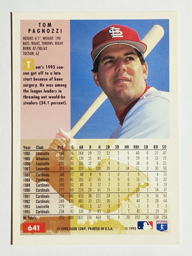 1994 Fleer #641 Tom Pagnozzi