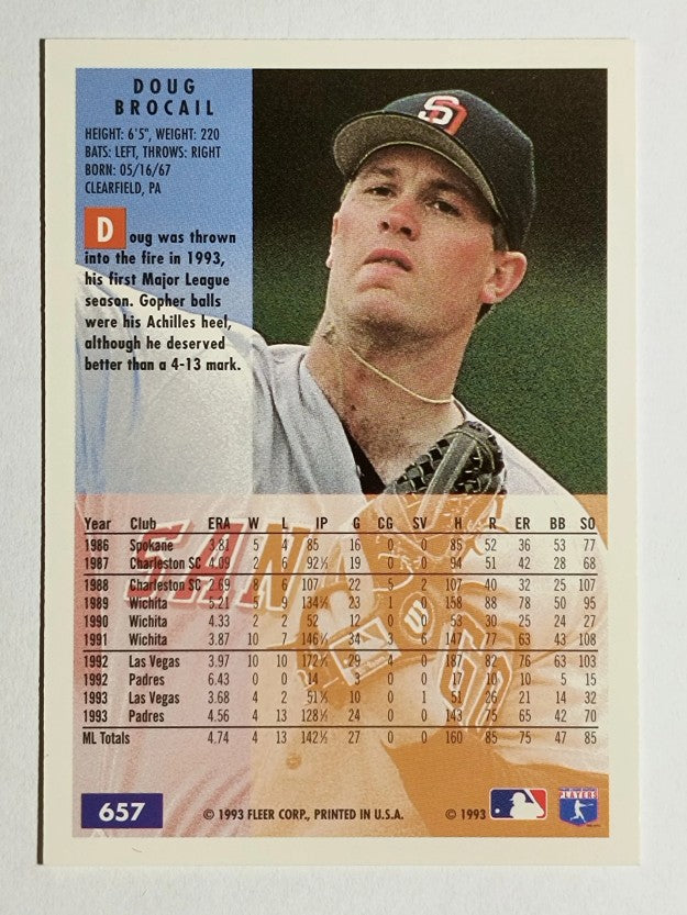 1994 Fleer #657 Doug Brocail