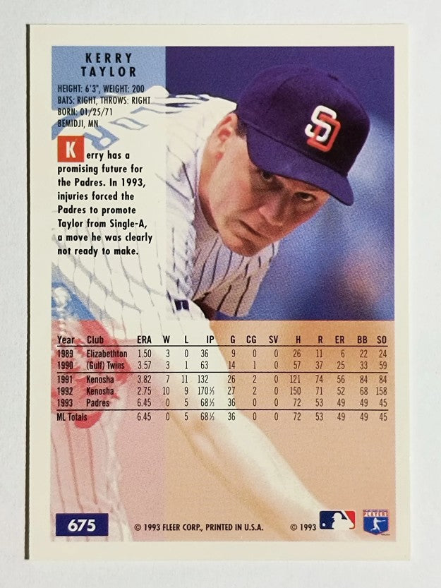 1994 Fleer #675 Kerry Taylor
