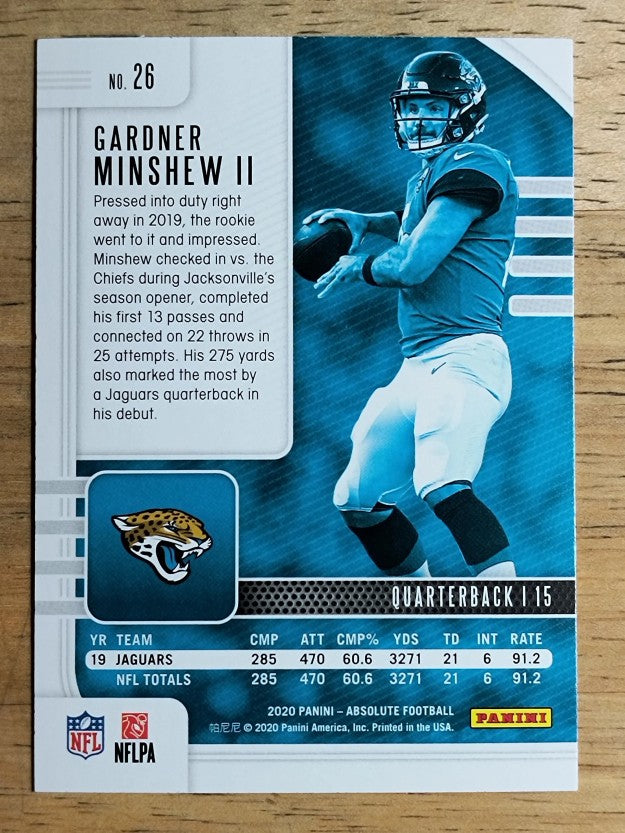 2020 Absolute Retail #26 Gardner Minshew II