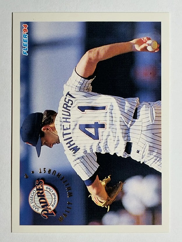 1994 Fleer #678 Wally Whitehurst