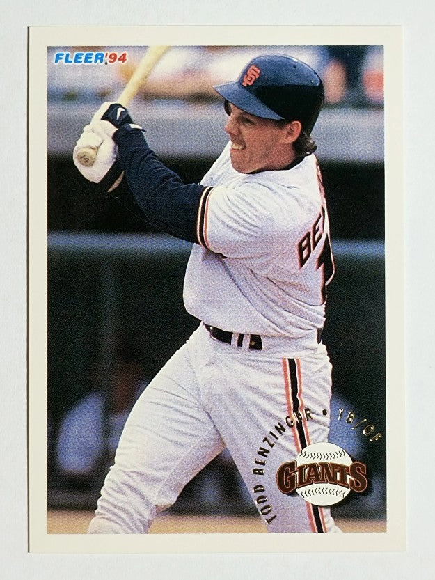1994 Fleer #682 Todd Benzinger