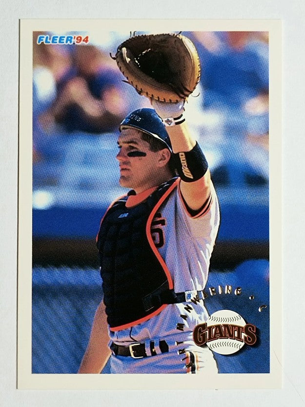 1994 Fleer #694 Kirt Manwaring