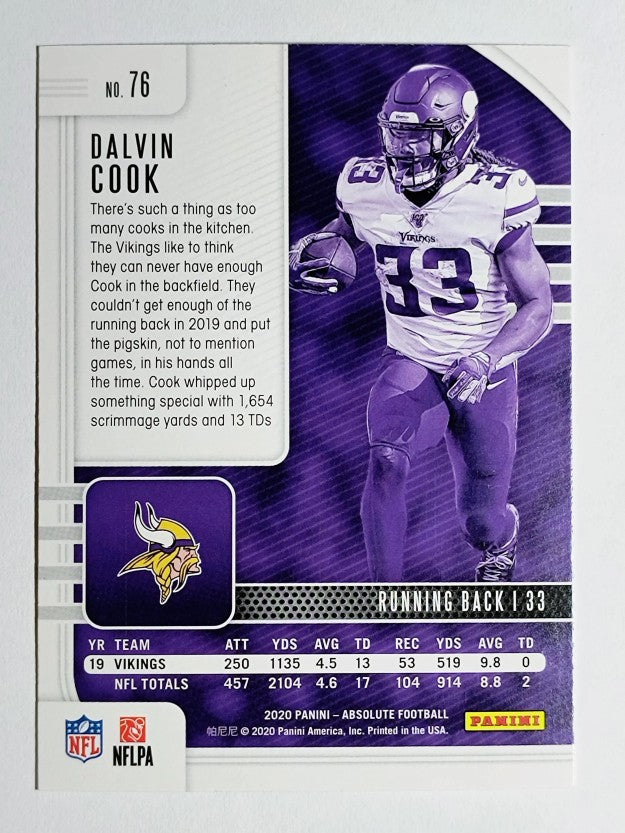 2020 Absolute Retail #76 Dalvin Cook