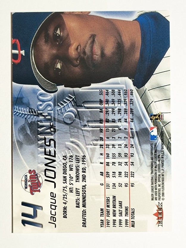 2000 Fleer Showcase #14 Jacque Jones