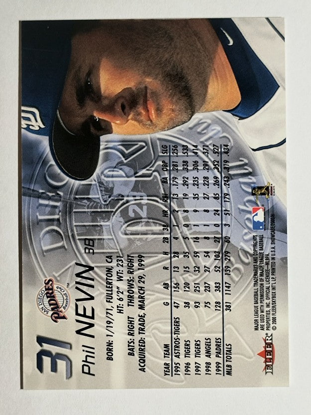 2000 Fleer Showcase #31 Phil Nevin