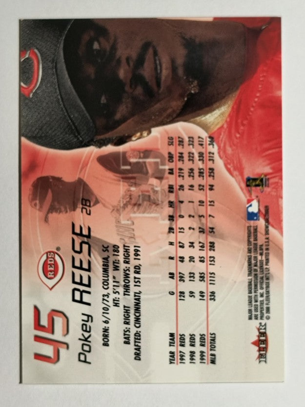 2000 Fleer Showcase #45 Pokey Reese