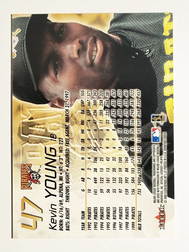 2000 Fleer Showcase #47 Kevin Young