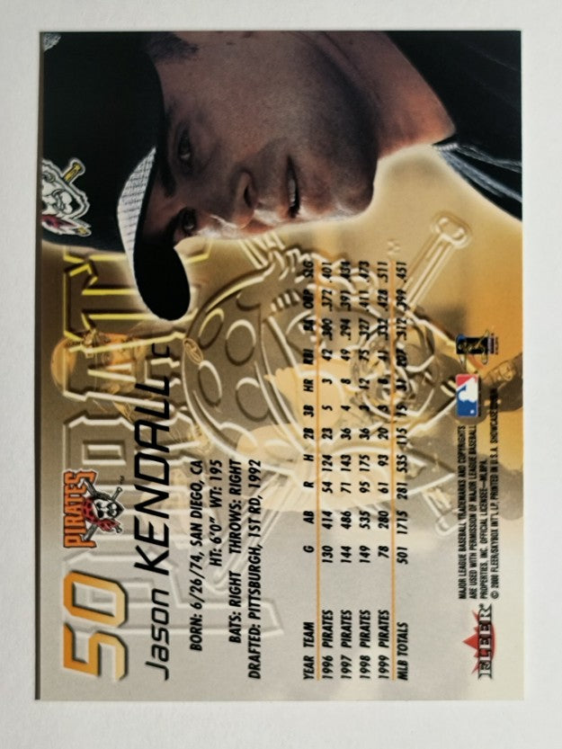 2000 Fleer Showcase #50 Jason Kendall