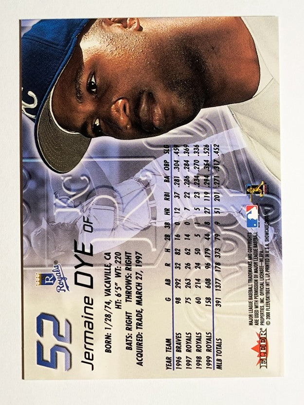 2000 Fleer Showcase #52 Jermaine Dye