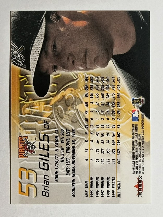 2000 Fleer Showcase #53 Brian Giles