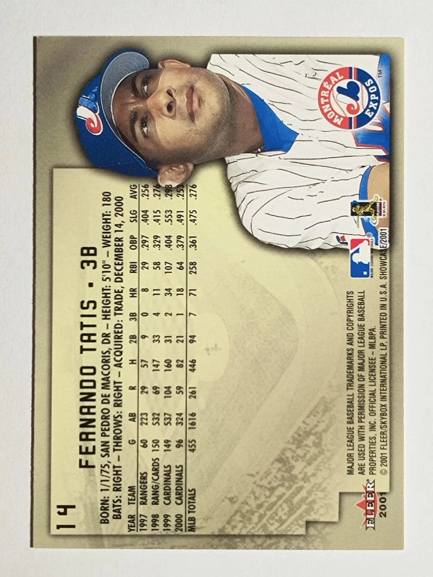 2001 Fleer Showcase #14 Fernando Tatis