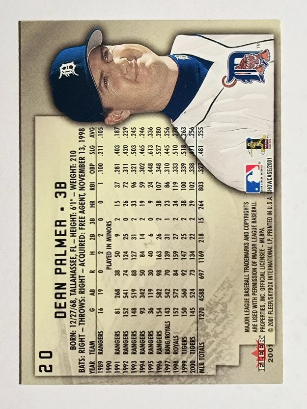 2001 Fleer Showcase #20 Dean Palmer