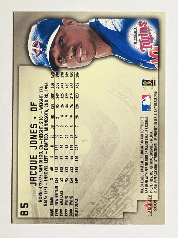 2001 Fleer Showcase #85 Jacque Jones