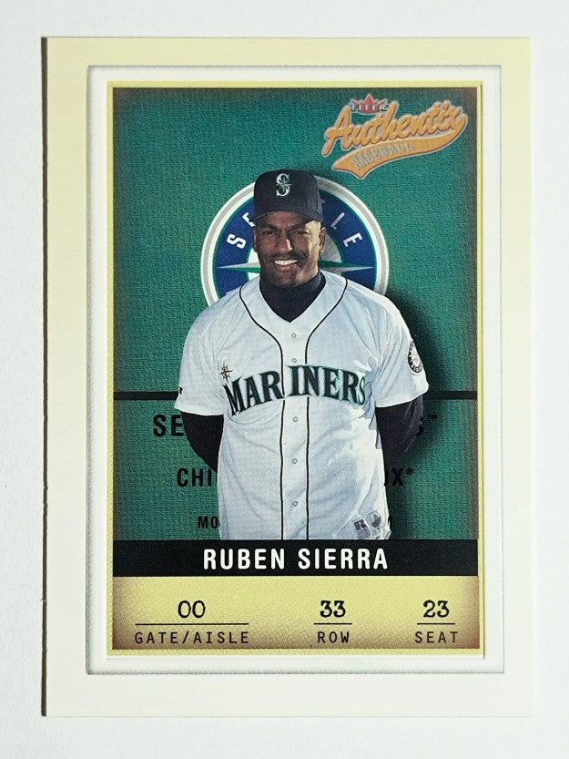 2002 Fleer Authentix #33 Ruben Sierra