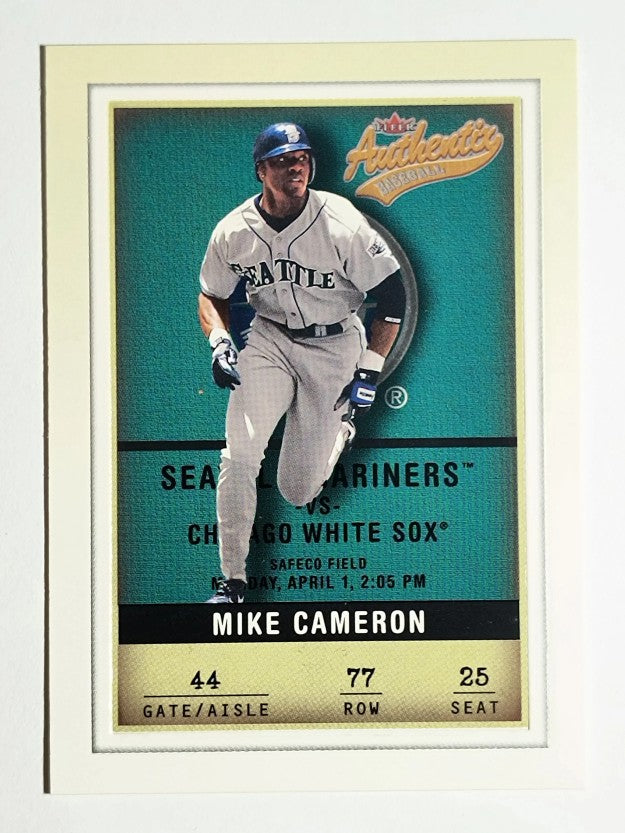 2002 Fleer Authentix #77 Mike Cameron