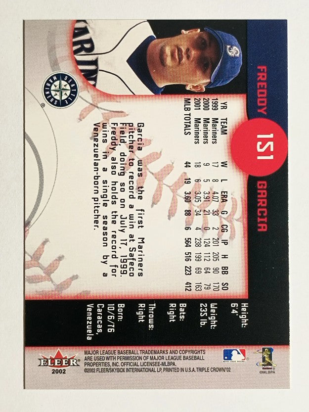 2002 Fleer Triple Crown #151 Freddy Garcia