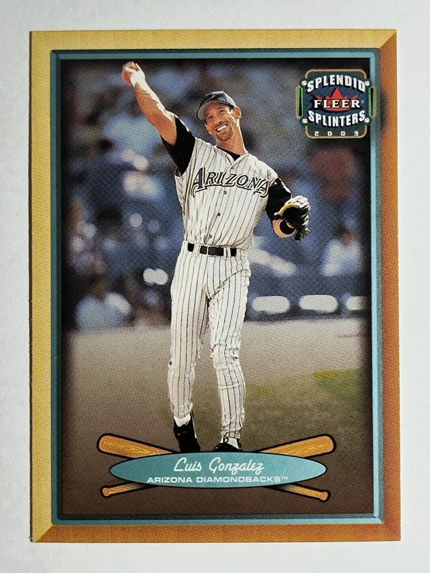 2003 Fleer Splendid Splinters #22 Luis Gonzalez