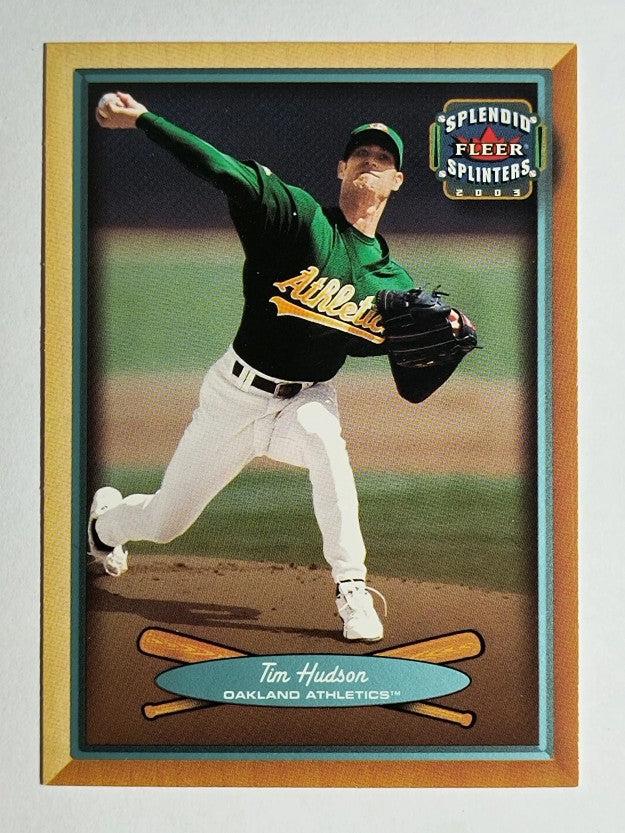 2003 Fleer Splendid Splinters #28 Tim Hudson