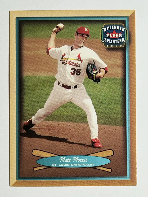 2003 Fleer Splendid Splinters #68 Matt Morris
