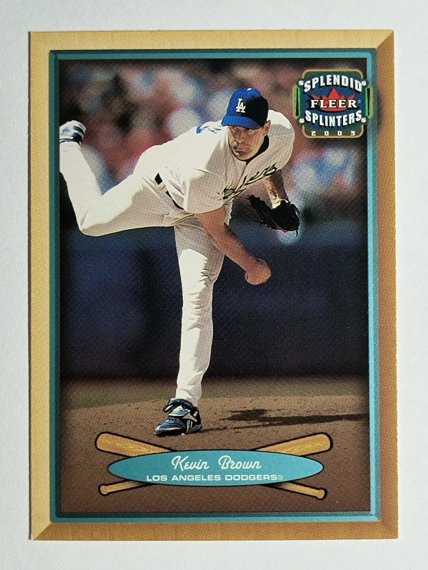2003 Fleer Splendid Splinters #76 Kevin Brown
