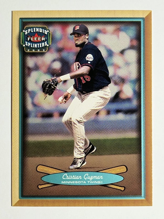 2003 Fleer Splendid Splinters #88 Cristian Guzman