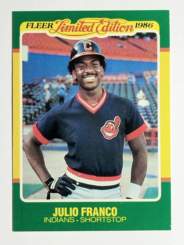 1986 Fleer Limited Edition #16 Julio Franco