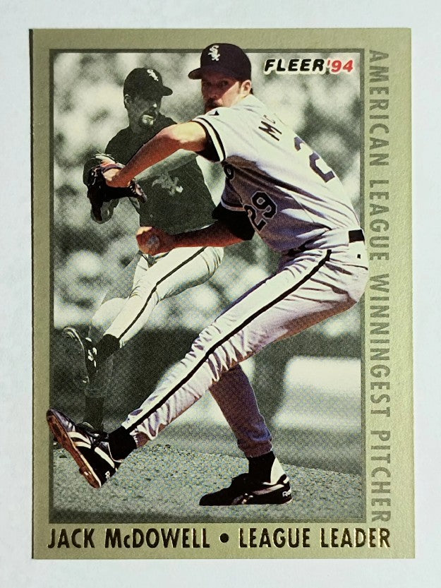 1994 Fleer League Leaders #5 Jack McDowell