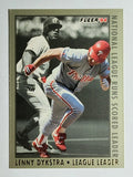 1994 Fleer League Leaders #9 Len Dykstra