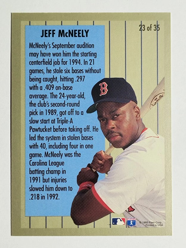 1994 Fleer Major League Prospects #23 Jeff McNeely